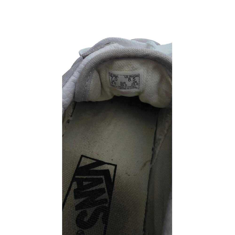 Vans Old Skool Low Top Sneakers Unisex 7 M 8.5 W Light Grey Suede Canvas - Picture 8 of 12